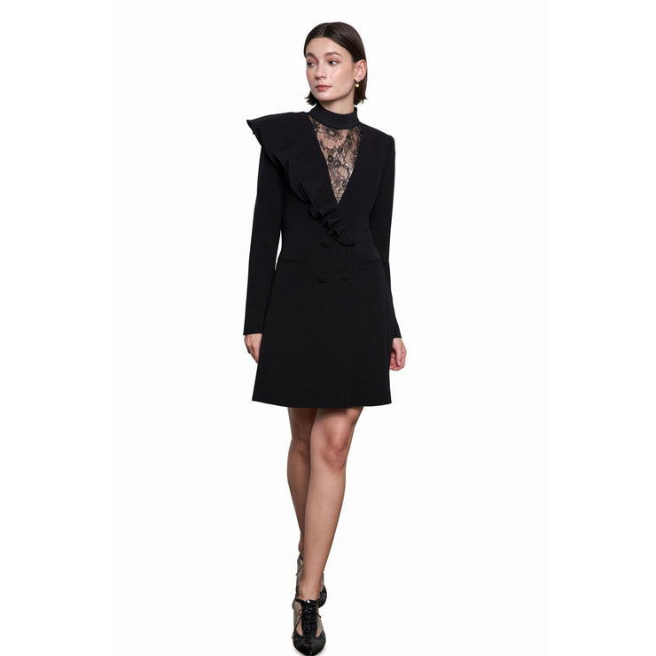 Cicely Ruffled blazer dress - Hottie + Lord