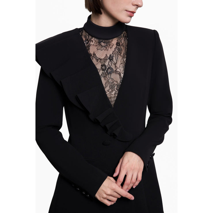 Cicely Ruffled blazer dress - Hottie + Lord