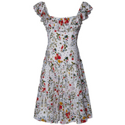 Floral A-Line Scoop Back Dress - Hottie + Lord