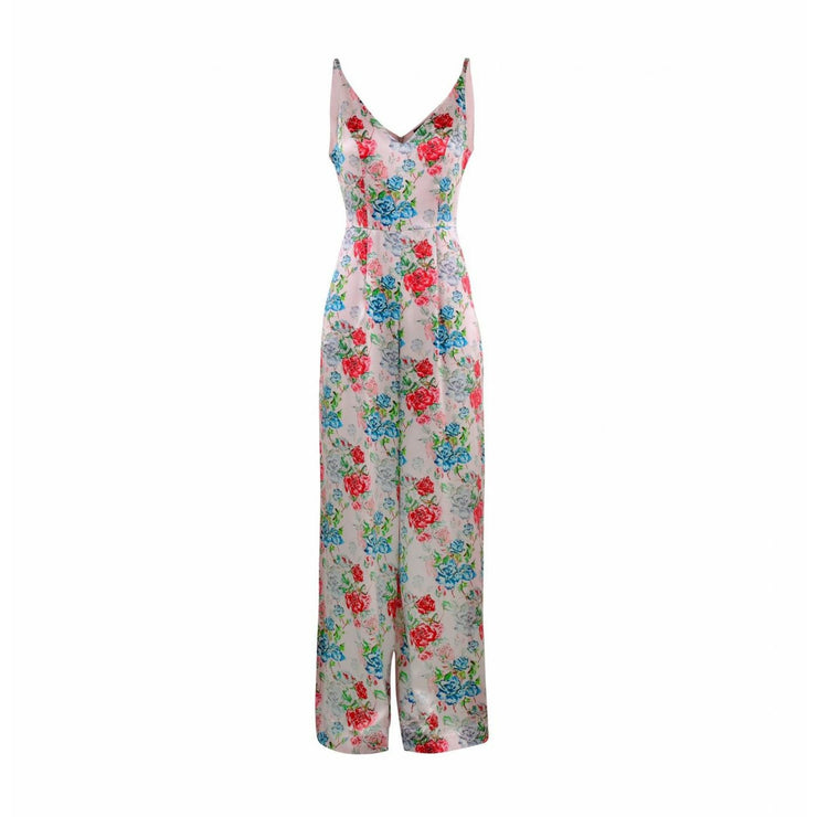 Silk Floral print Jumpsuit - Hottie + Lord