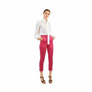 Pink Straight Leg Slim Pants - Hottie + Lord