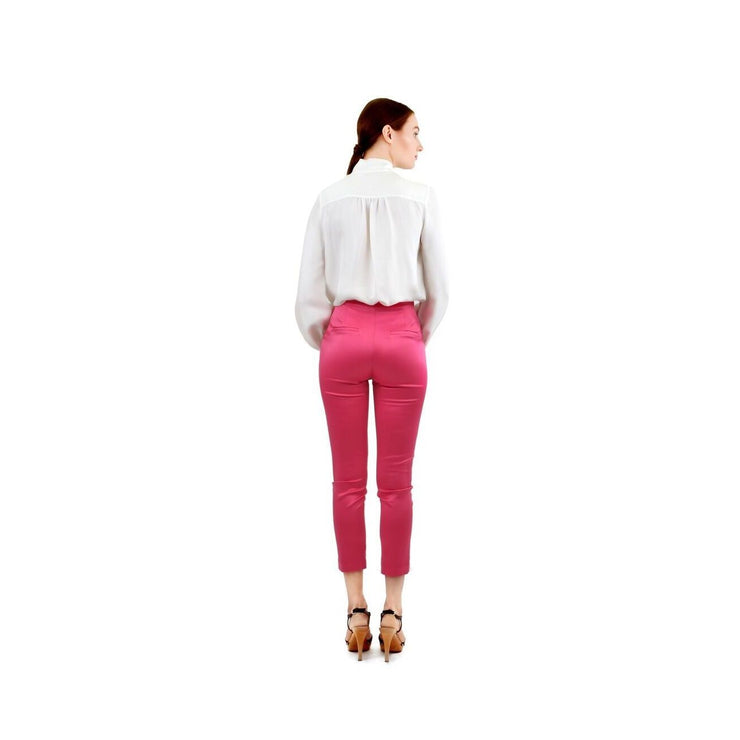 Pink Straight Leg Slim Pants - Hottie + Lord